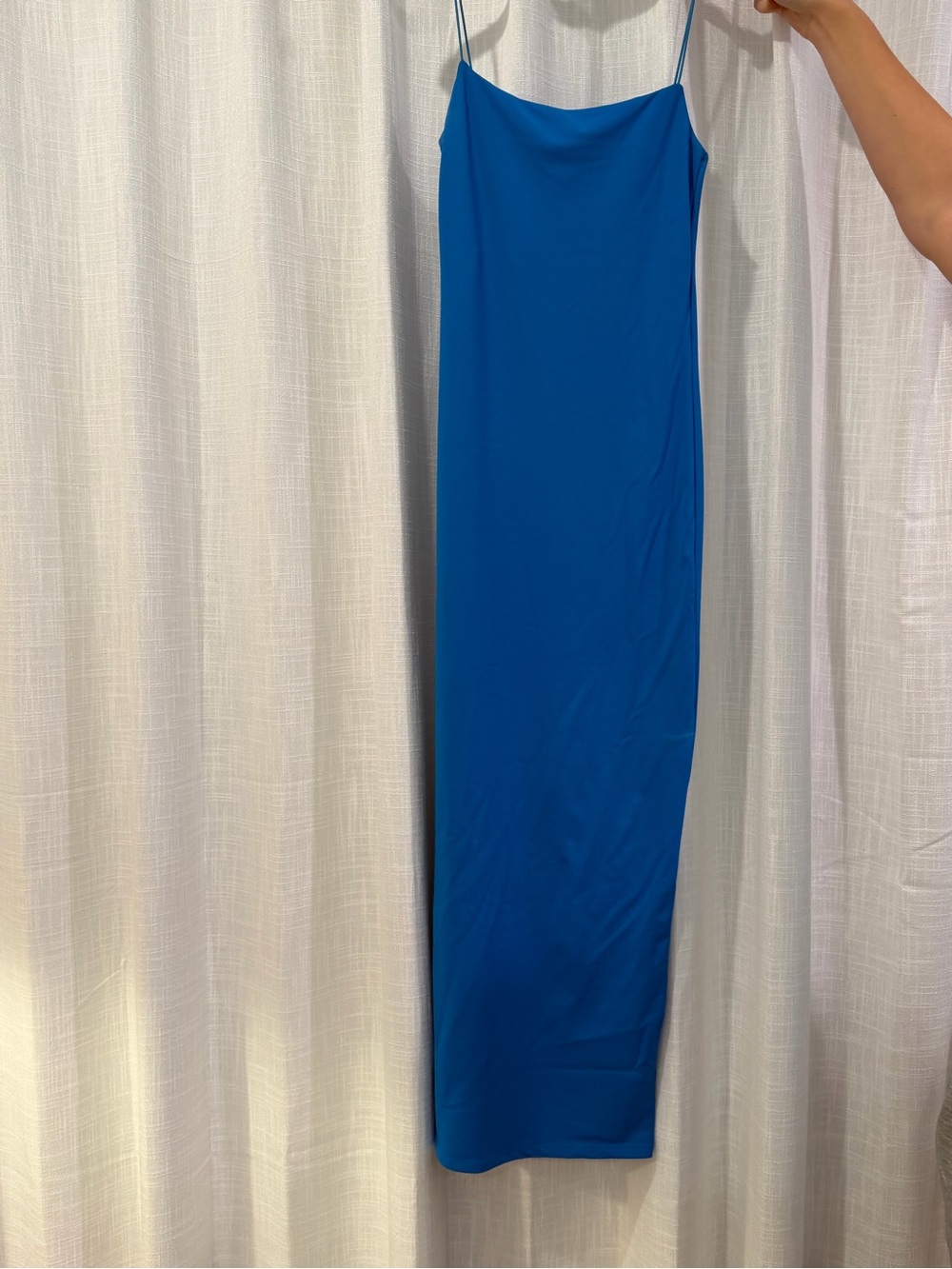Zara Cobalt Blue Slip Maxi Dress